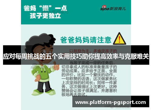 应对每周挑战的五个实用技巧助你提高效率与克服难关