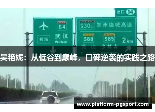 吴艳妮：从低谷到巅峰，口碑逆袭的实践之路