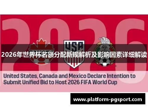 2026年世界杯名额分配新规解析及影响因素详细解读